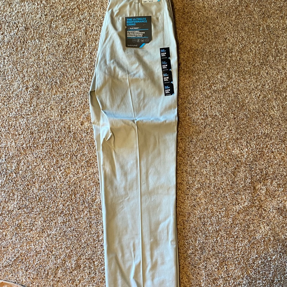 Savane Men's Khaki Chinos